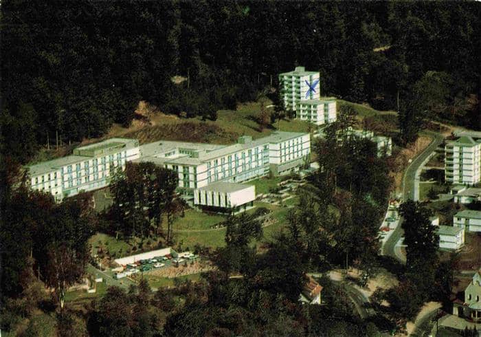 Bad Brueckenau Hartwald-Klinik der BfA – Ansichtskarte Bad Brückenau