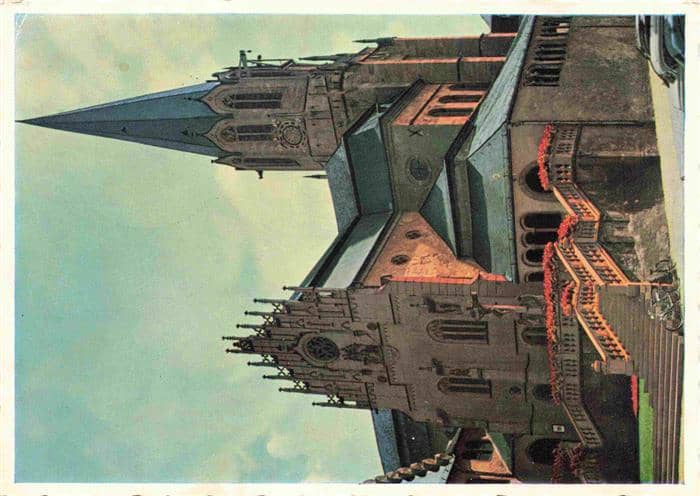 Aschaffenburg Main Stiftskirche – Ansichtskarte Aschaffenburg