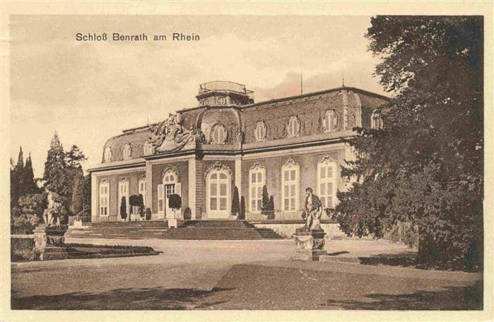 Benrath Schloss Benrath am Rhein – Ansichtskarte Düsseldorf