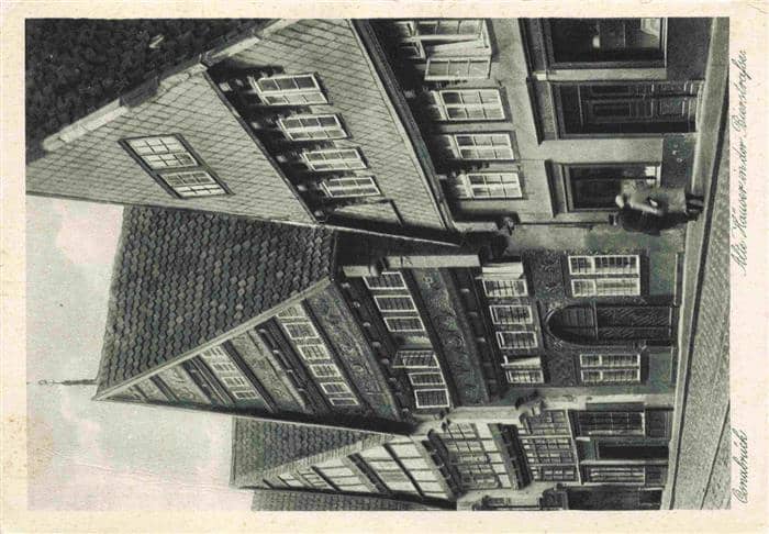 OSNABRueCK  CITY Alte Haeuser in der Bierstrasse – Ansichtskarte Osnabrück
