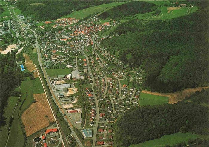 Schelklingen Fliegeraufnahme – Ansichtskarte Schelklingen