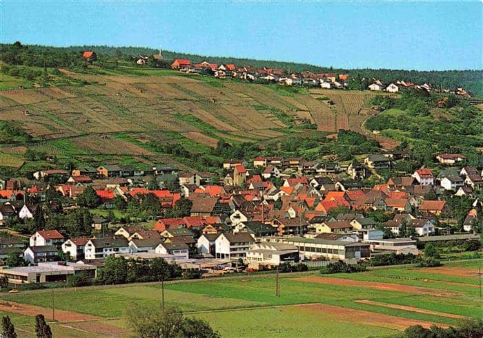 Hebsack Ortsansicht – Ansichtskarte Remshalden