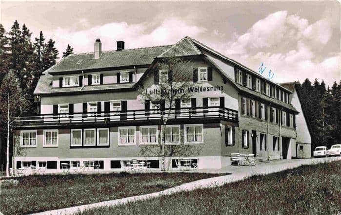 Kniebis Freudenstadt Luft Kurheim Waldesruhe – Ansichtskarte Freudenstadt