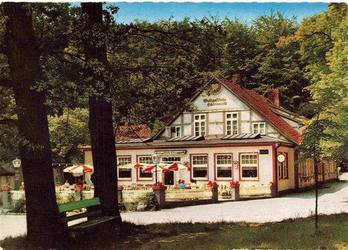 Walsrode Lueneburger Heide Waldgaststaette Eckernworth – Ansichtskarte Walsrode