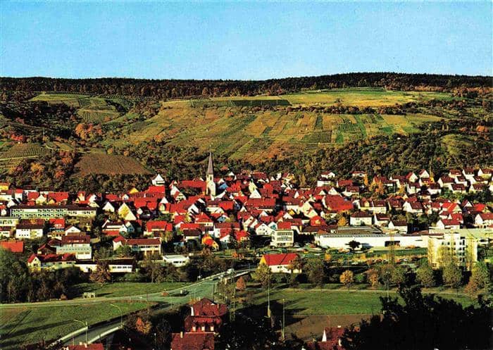 Geradstetten Remshalden BW Fliegeraufnahme – Ansichtskarte Remshalden