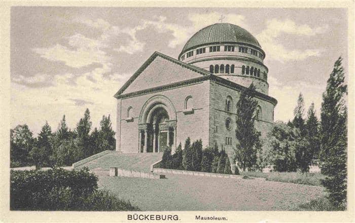 Bueckeburg Mausoleum – Ansichtskarte Bückeburg