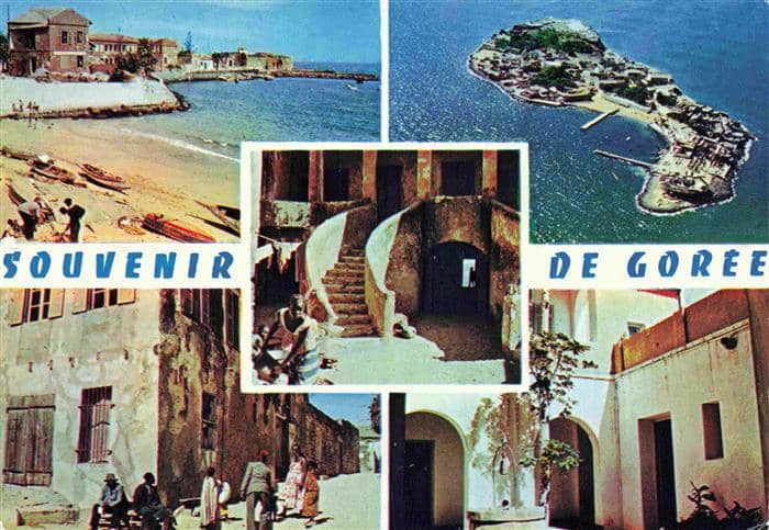 Goree Senegal Le port le de Goree La maison des Exclaves Vieille maison Patio d' – Ansichtskarte
