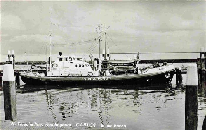 Boote W Terschelling Reddingboot Carlot – Ansichtskarte