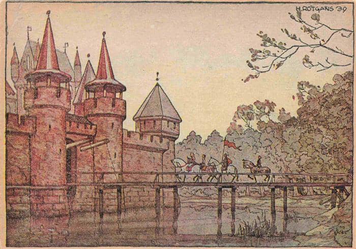 Maerchen Sagen Fairy Tale Conte-- H.Rotgans Lolinde Booze Dwergen – Ansichtskarte