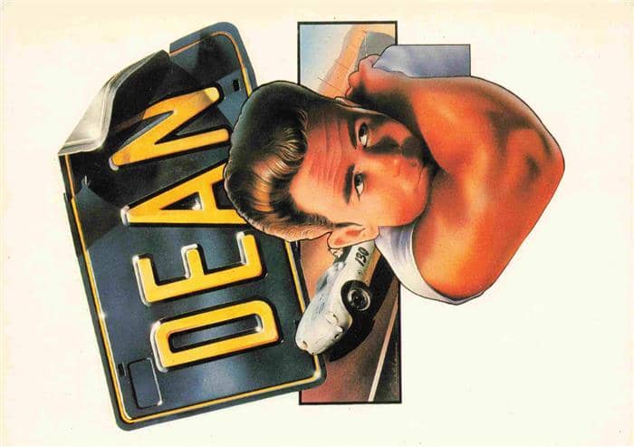 DEAN James (1931-1955) Show Schauspieler Actor Acteur Attore-- James Dean Philip – Ansichtskarte
