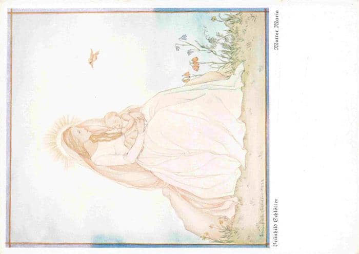 Verlag Wiechmann Nr. 7609 Schloetter Bruenhild Maria – Ansichtskarte