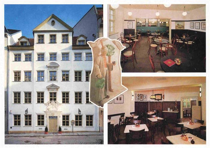 LEIPZIG Sachsen Coffe Baum Kaffehaus 18. Jhdt. Restaurant Lusatia Schumannzimmer – Ansichtskarte Leipzig