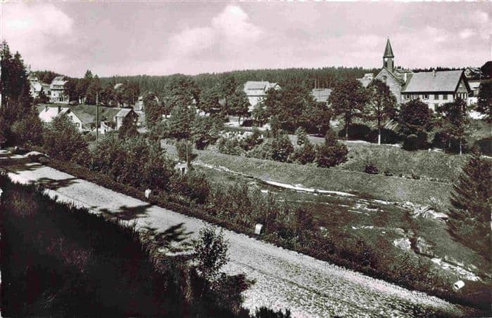 Kniebis Freudenstadt Panorama – Ansichtskarte Freudenstadt