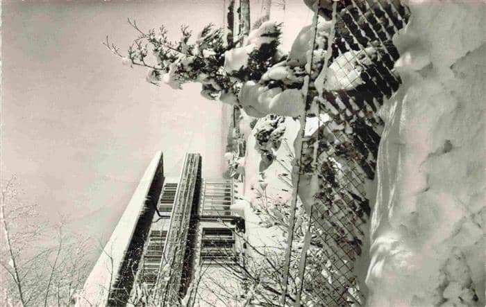 FREUDENSTADT BW Landhaus Usadel Hoehenluftkurort im Schwarzwald Winterlandschaft – Ansichtskarte Freudenstadt