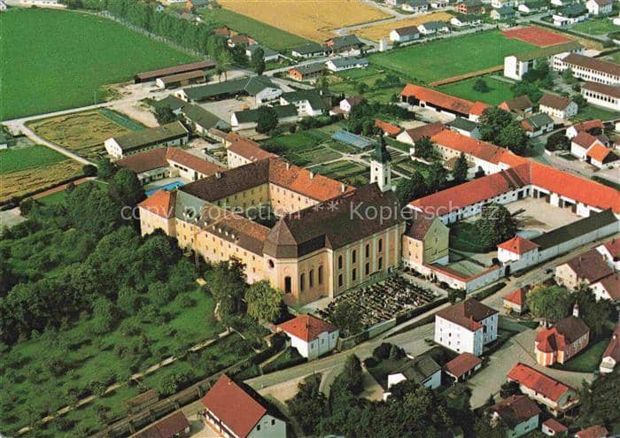 Osterhofen (Kloster) Deggendorf Bayern Maria-Ward-Institut Damenstift Kloster Kl – Ansichtskarte Osterhofen