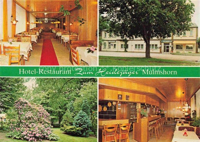 Mulmshorn Rotenburg Wuemme Niedersachsen Hotel-Restaurant Zum-Heidejaeger Gastra – Ansichtskarte Rotenburg (Wümme)