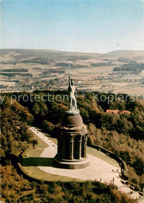 DETMOLD Lippe NRW Hermannsdenkmal im Teutoburger Wald – Ansichtskarte Detmold