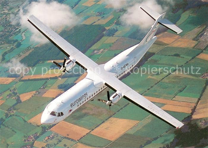 Flugzeuge Zivil Eurowings ART 72-210 – Ansichtskarte