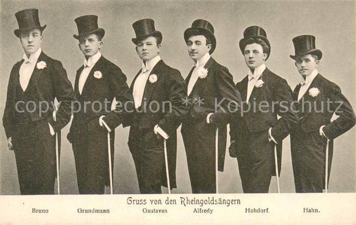 Saenger Band Rheingoldsaenger – Ansichtskarte
