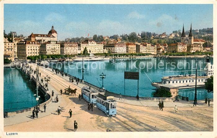 Strassenbahn Luzern – Ansichtskarte