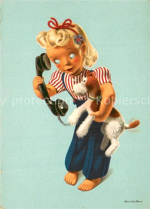 Telefon P.T.737 Wie haben jetzt Telefon – Ansichtskarte