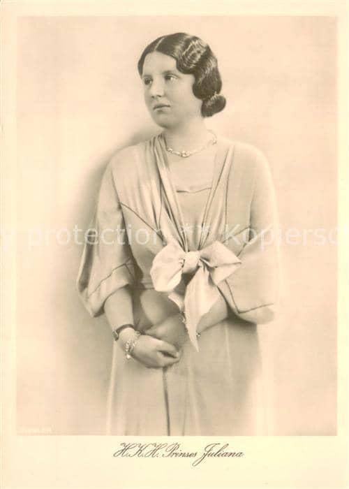 Adel H.K.H.Prinses Juliana – Ansichtskarte