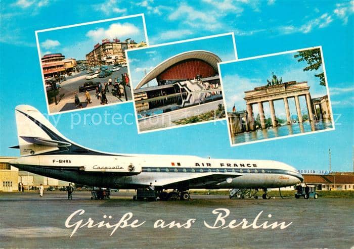Flughafen Airport Aeroporto Berlin – Ansichtskarte