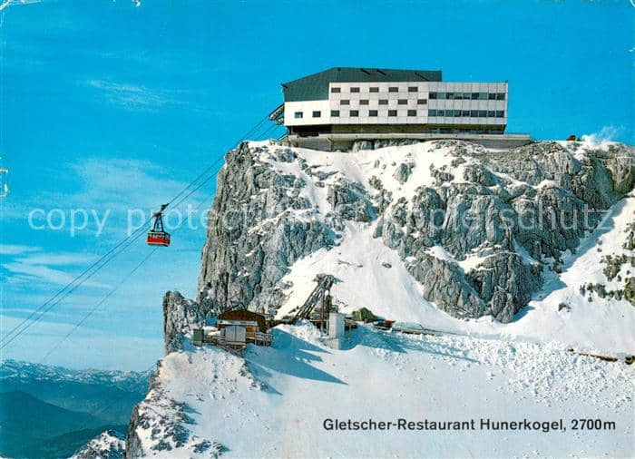Gletscher Dachstein Restourant Hunerkogel – Ansichtskarte