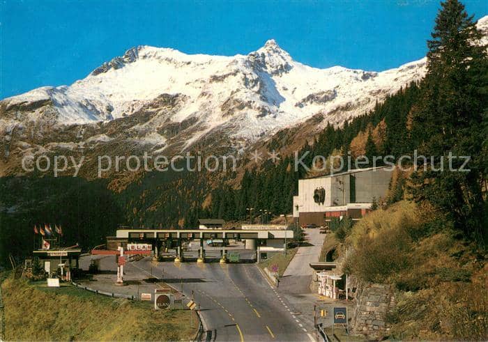 Autobahn Osttirol mit Salzburg  Felbertauerntunnel – Ansichtskarte