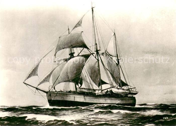 Segelschiffe Polarskuten Fram – Ansichtskarte