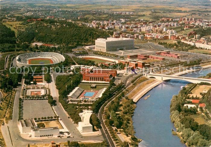Stadion Stadium Estadio Rom Italien STATO – Ansichtskarte