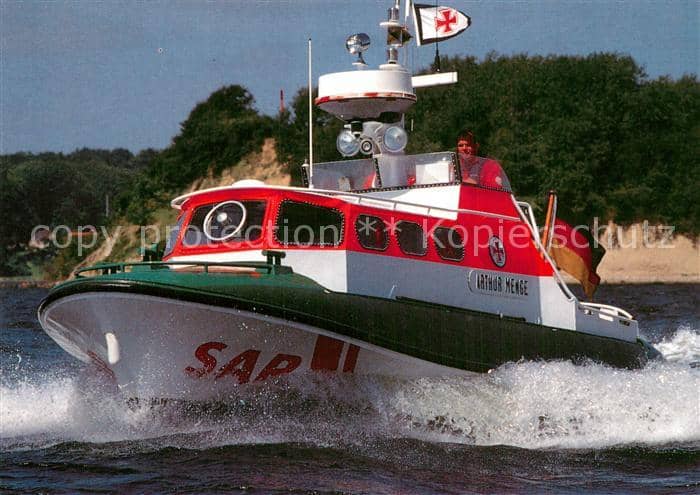 Boote Seenotrettungsboot 9m Klasse Arthur Menge – Ansichtskarte