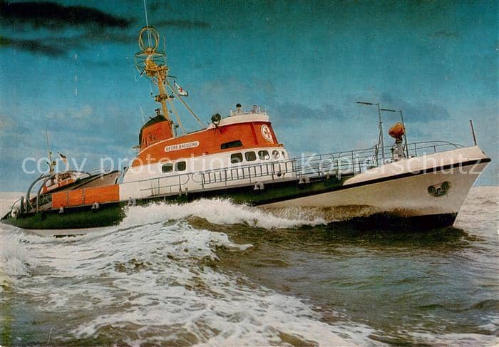 Boote Seenotkreuz GEORG BREUSING – Ansichtskarte
