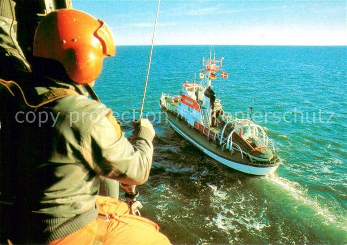 Boote Seenotkreuzer 26m Klasse Georg Breusing – Ansichtskarte