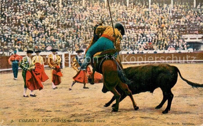 Stierkampf Corrida de Toros Bullfight Corrida de Toros – Ansichtskarte