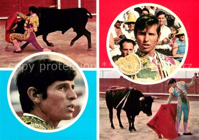 Stierkampf Corrida de Toros Bullfight El Cordobes – Ansichtskarte