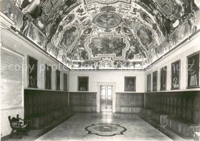 Bibliothek Library Vatican – Ansichtskarte