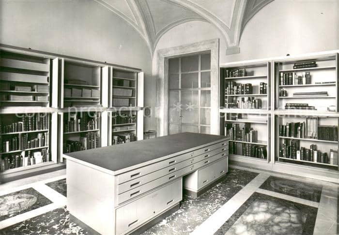 Bibliothek Library Vaticana – Ansichtskarte