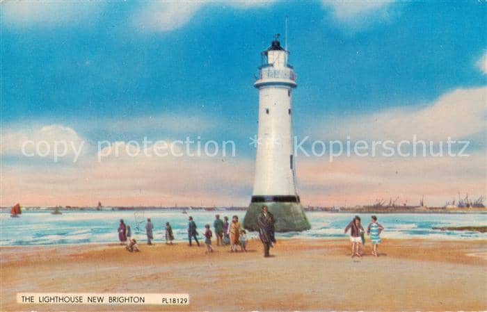 Leuchtturm Lighthouse Faro Phare The Lighthouse new Brighton – Ansichtskarte