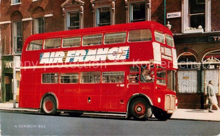 Autobus Omnibus Salmon 3515c London Bus – Ansichtskarte
