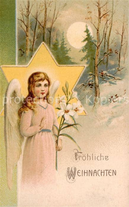 Engel 7071 Weihnachten – Ansichtskarte