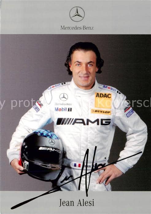 Rennsport Autos Jean Alesi DTM 2005 Mercedes benz – Ansichtskarte