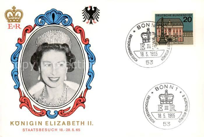 Adel England Elisabeth 2 – Ansichtskarte