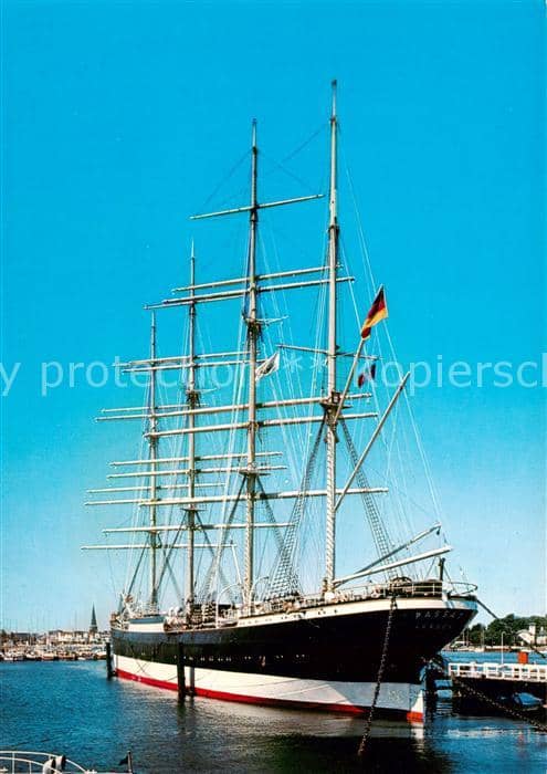 Segelschiffe Passat Ostseeheilbad Travenmuende – Ansichtskarte