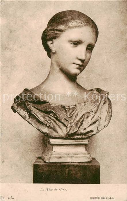 Skulpturen Sculptures Sculpturi-- LL Nr. 65 Musee de Lille La Tete de Gire – Ansichtskarte