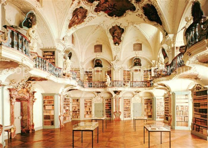 Bibliothek Library St.Peter Schwarzwald – Ansichtskarte