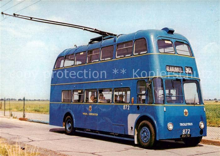 Autobus Omnibus Sandtoft Transport Centre Walsall 872 – Ansichtskarte