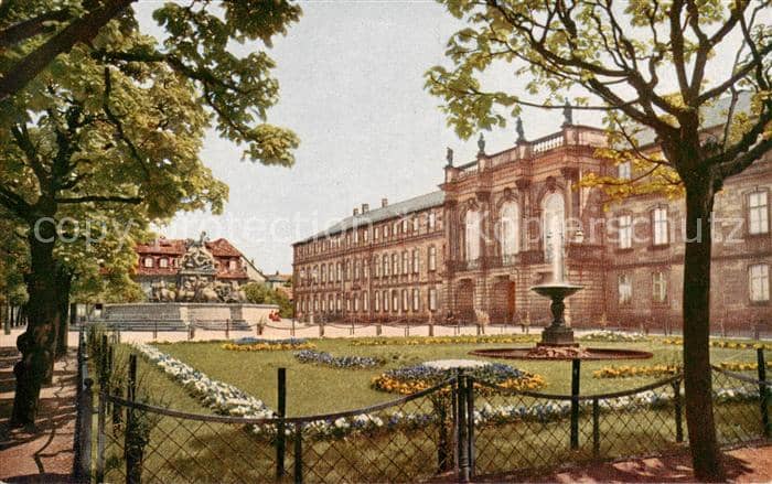 BAYREUTH Bayern Kgl neues Schloss – Ansichtskarte Bayreuth