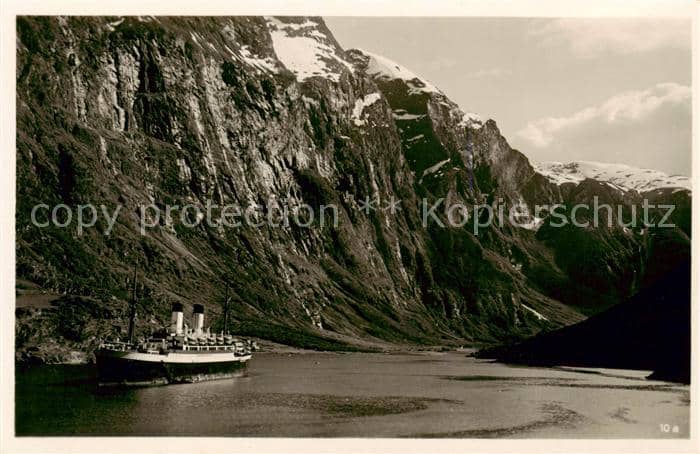 Schiffe Ships Navires Norge M.S. Monte Sarmiento Naeroflord – Ansichtskarte