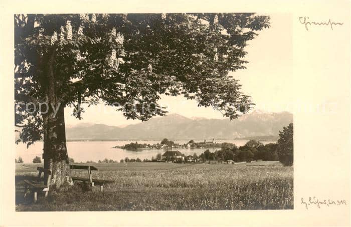 Chiemsee Bayern Panorama – Ansichtskarte Chiemsee